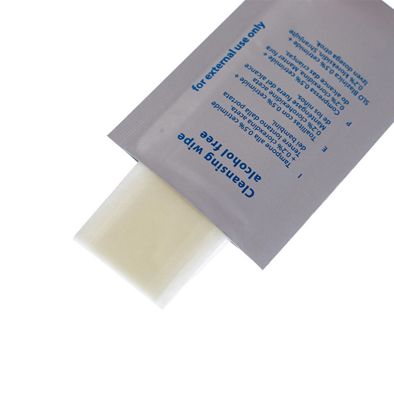 Lingettes de nettoyage chlorhexidine enveloppé individuellement les lingettes antiseptice sans alcool