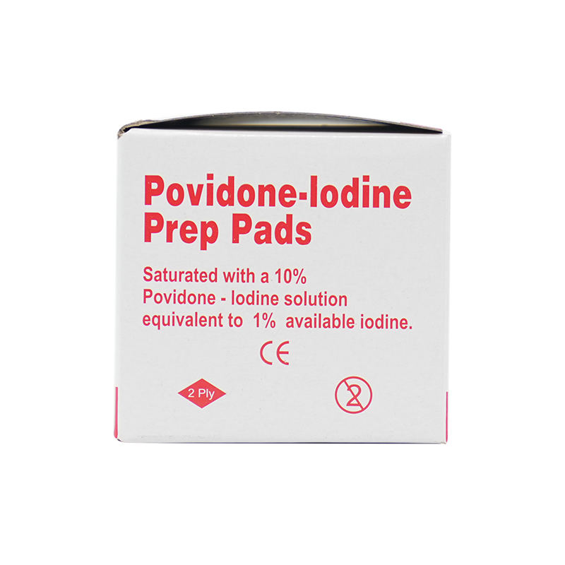 Podine de préparation à l'iode Povidone de qualité médicale 10% lingettes désinfectantes individuelles