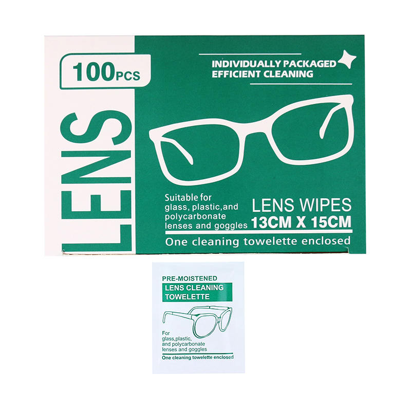 Laissages anti-brouillard pour lentille pour les lingettes humides de nettoyage individuel 100 PCS